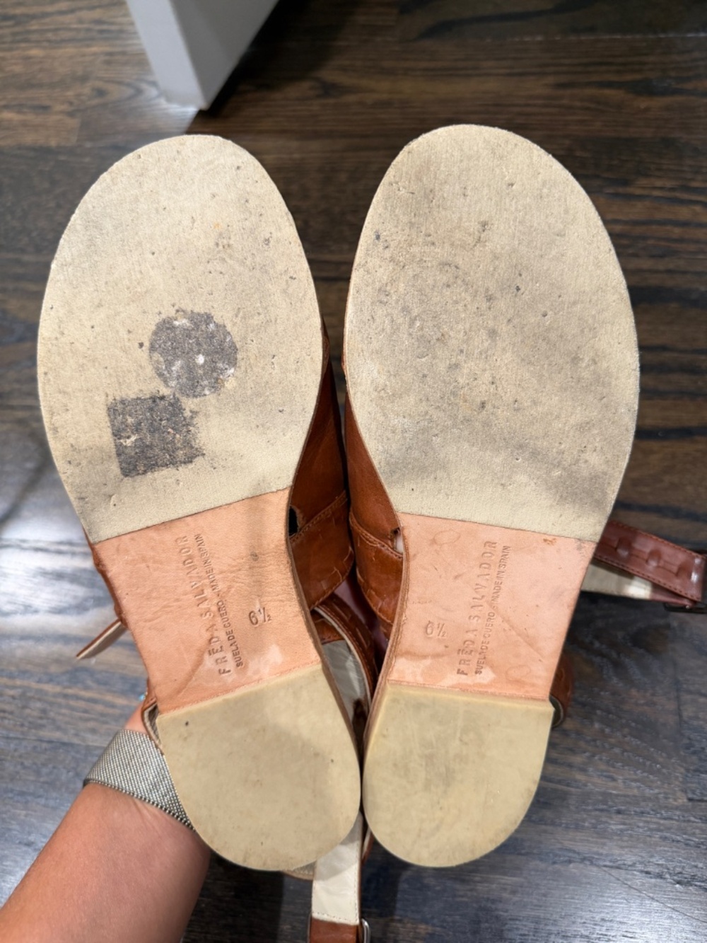 Freda Salvador ankle wrap sandals - Picture 3 of 3